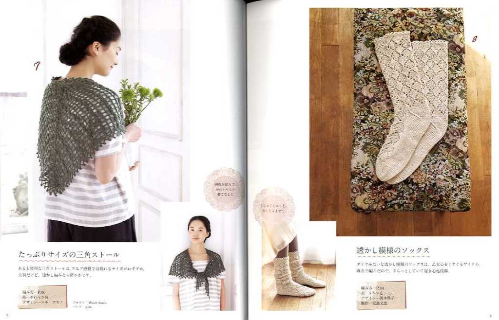 Cool spring-summer knitting with natural material